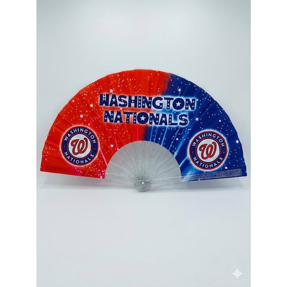 Washington Nationals Clack Fan – Bamboo Folding Hand Fan